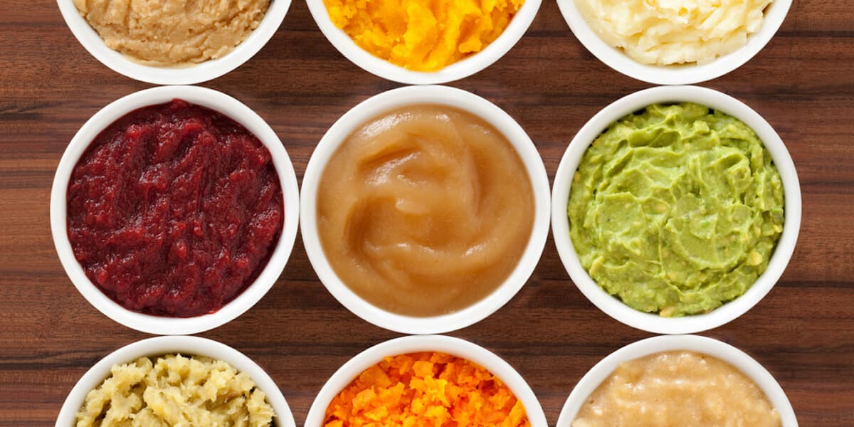 Mashed foods