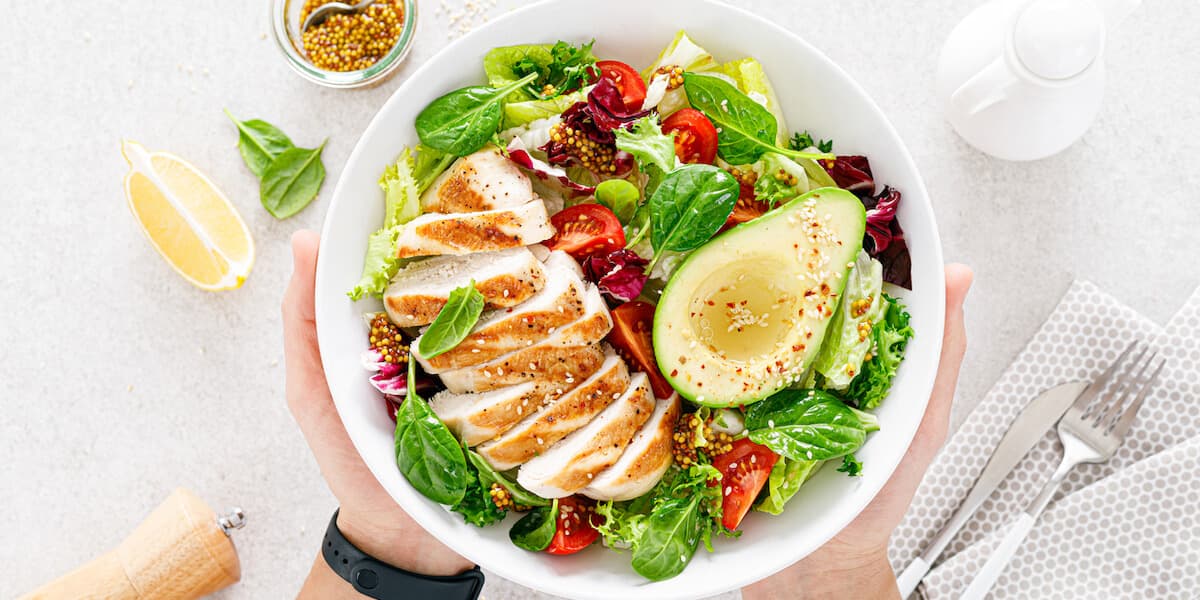 Grilled chicken salad