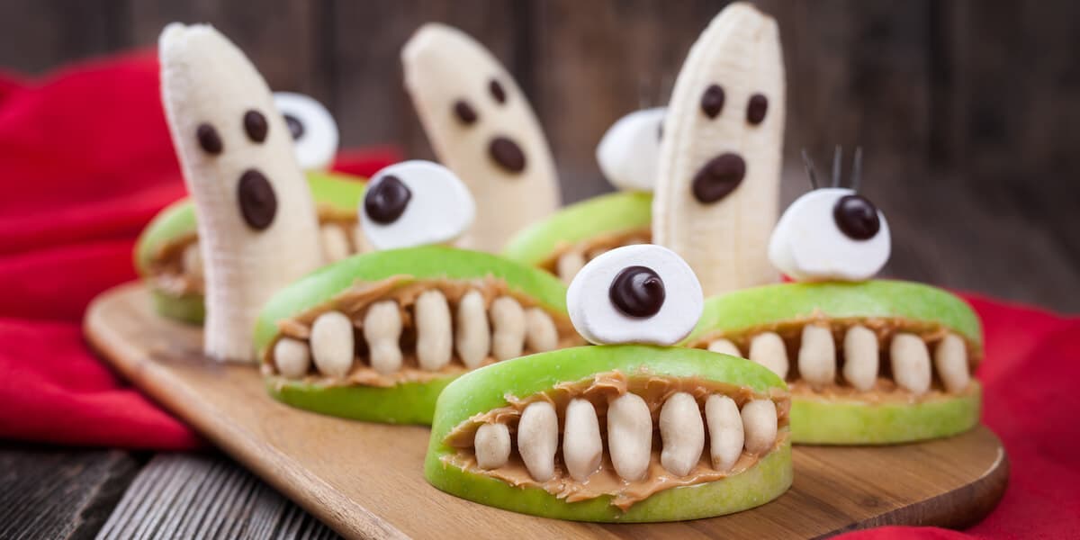 Funny halloween edible monsters